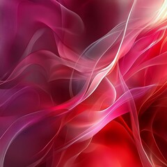 Fototapete - Flowing abstract waves of colorful energy in dynamic fluid form design