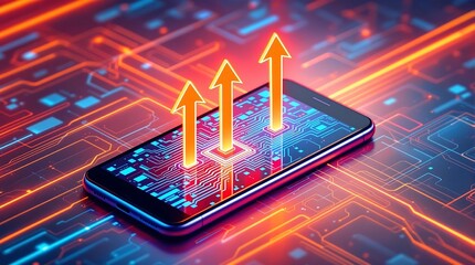Poster - Illustration of App Modernization Highlighting AI Growth and Digital Transformation in Application Development