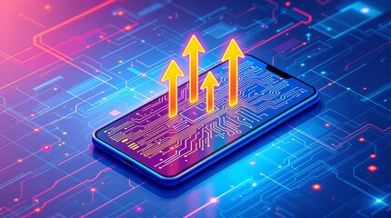Poster - Illustration of App Modernization Highlighting AI Growth and Digital Transformation in Application Development