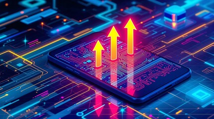 Poster - Illustration of App Modernization Highlighting AI Growth and Digital Transformation in Application Development