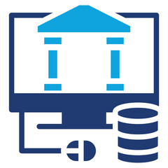 Sticker - Online Banking Icon