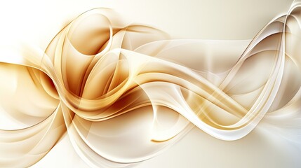 Poster - Calm, flowing lines in neutral tones, overlapping to create a sense of movement and tranquility in the background.