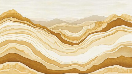 Leinwandbilder - Soft pastel lines forming abstract shapes, gently shifting to convey a sense of calm and mental clarity.