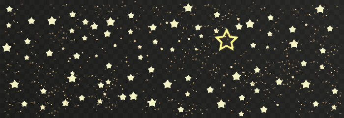 Wall Mural - vector space stars png. glowing stars on transparent background. space star background.