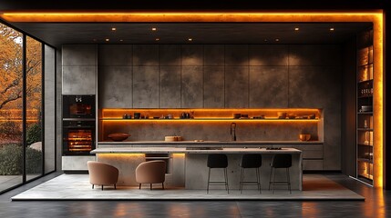 Wall Mural - Contemporary kitchen