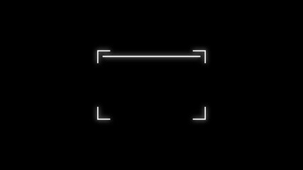 Scanning the QR code icon animation, QR code being scanning concept. lock secure security icon