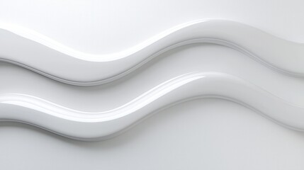 Abstract White Wave Background