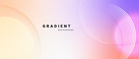 Gradient pastel abstract background with circular shapes.