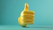 © Ева Поликарпова - A close-up shot of a person's hand giving a thumbs up gesture