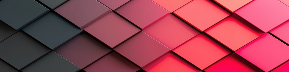 Aufkleber - A vibrant, abstract background featuring overlapping geometric shapes in red and dark hues, creating a dynamic and modern visual effect.