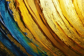 Poster - Detailed view of an artistic representation of a wave, suitable for use in editorial or design contexts