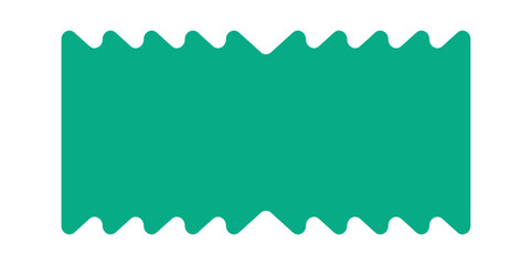 Rectangular shape blank classic label