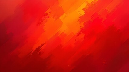 Wall Mural - abstract red and orange background with fire-inspired brushstrokes, offering warmth and movement for