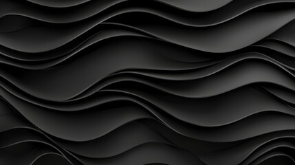 Poster - Dark Flowing Abstract Texture Patterns for Nighttime Aesthetic and Design Projects