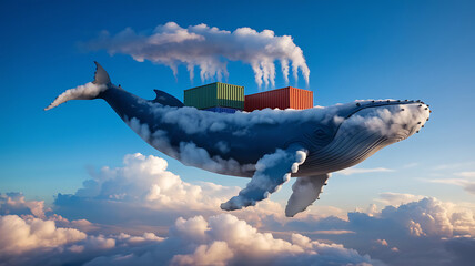 Docker Software Concept for Developers and Open Source Applications, docker logo , docker cloud computing concept, docker background