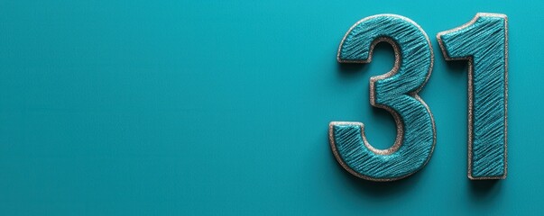 Poster - A stylized number 