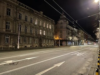 Wall Mural - Buildings on Štefánikova street, Bratislava