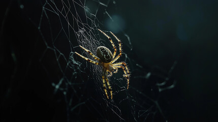 spider on a web