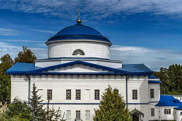 Wall Mural - Our Lady of Georgia church, years of construction 1835 - 1942. Nativity of the Virgin monastery, village Raifa, Russia