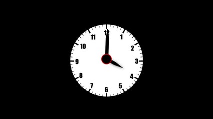 Poster - 24-hour countdown clock with fast speed, moving arrows, and UHD 4K time lapse animation.