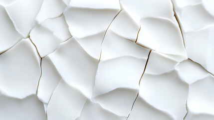 Poster - Abstract white surface with textured layers.