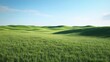 © Andre Jovi - Rolling Green Hills Under a Blue Sky
