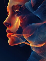 Poster - ai-based software abstract concept vector illustrations.