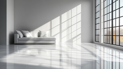 Poster - a white background with an isolated electric floor fa