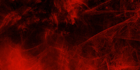 Wall Mural - abstract red smoke texture over black. red steam explosion special effect. dark red and orange gradi