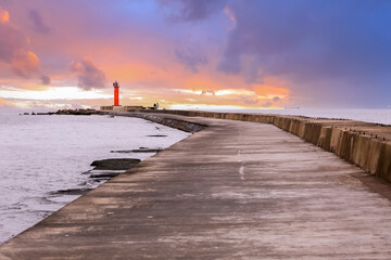 Wall Mural - Mangalsala lighthouse, Riga