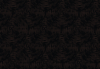 Wall Mural - vector geometric pattern. seamless braided linear pattern.