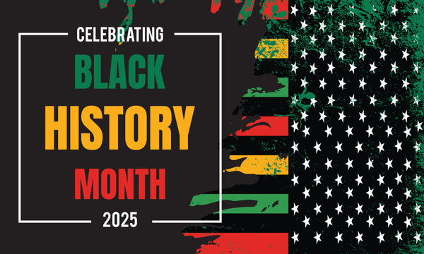 Black history month celebrate.African American History.In February in United States and Canada.In October in Great Britain. use as Poster, card, banner,template,background.