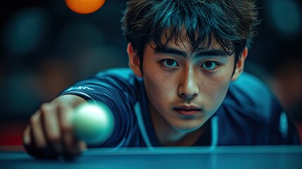 Poster - table tennis player ping pong get a table tennis player s picture for use in a tennis racket packaging design image for tennis ball box templat