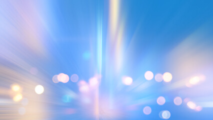 Wall Mural - light blurred holiday background with bokeh and glow