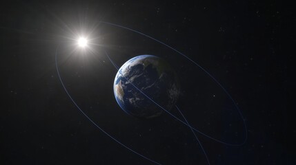earth axis diagram illustration showing the tilt of the earth's rotational axis relative to its orbi