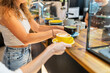 © Alvaro Lavin/Stocksy - Barista preparing coffee drinks in coffee shop