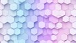 © Jack - Abstract Hexagon Pattern Pastel Color Gradient Background Design