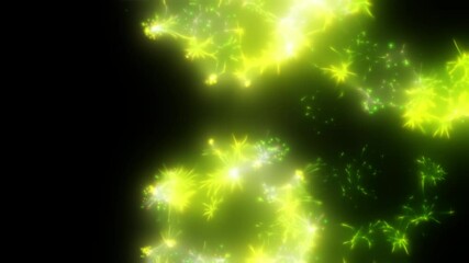 Wall Mural - Happy new year 2025 motion animation. Abstract motion background shining colorful particles. New year and Christmas 2025, 2024 background. Seamless 4K loop video.