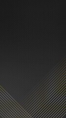 Fototapete - 4k Abstract luxury black grey gradient backgrounds with animated golden metallic stripes. Elegant horizontal banner. Copy space. Dark backdrop 3D