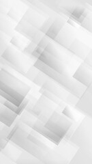 Fototapete - 4K Digital Square Moving Abstract Clean Corporate Background Seamless Loop - Gray,White