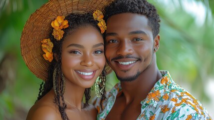 Cuban couple enjoys a candid moment