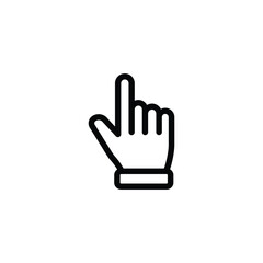 Poster - Hand pointer icons. Pointer click icon vector	