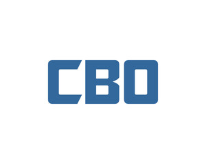 Fototapete - CBO logo design vector template. CBO