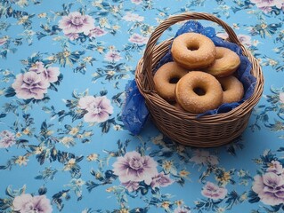 Canvas Print - Donuts on Table