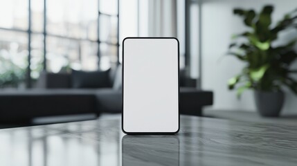 Poster - Realistic Mockup Concept of Clean Product Displaying in Modern Interior Environment