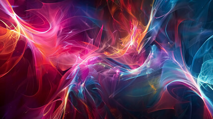 Poster - Abstract Backgrounds: Non-representational backgrounds with various shapes, colors, and textures, creating a visually stimulating effect.