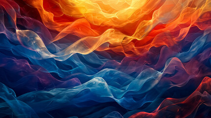 Poster - Abstract Backgrounds: Non-representational backgrounds with various shapes, colors, and textures, creating a visually stimulating effect.