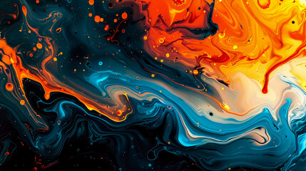 Poster - Abstract Backgrounds: Non-representational backgrounds with various shapes, colors, and textures, creating a visually stimulating effect.