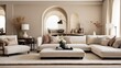 © Umri - Chic living room interior with couches and carpet-