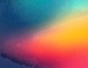 Wall Mural - vibrant gradient background with a smooth transition from warm to cool tones